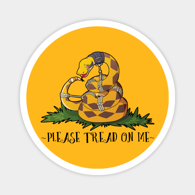 Please Tread On Me Magnet by HeckHound